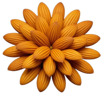 Decorative image of garnish, Almonds